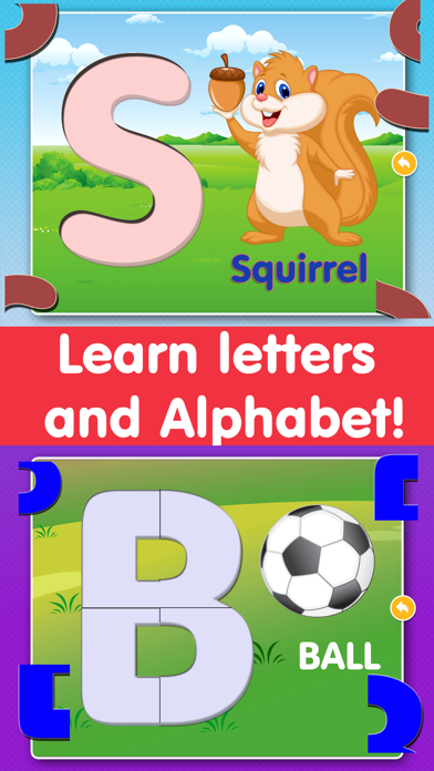 Swanky Alphabet Puzzle Games Screenshot