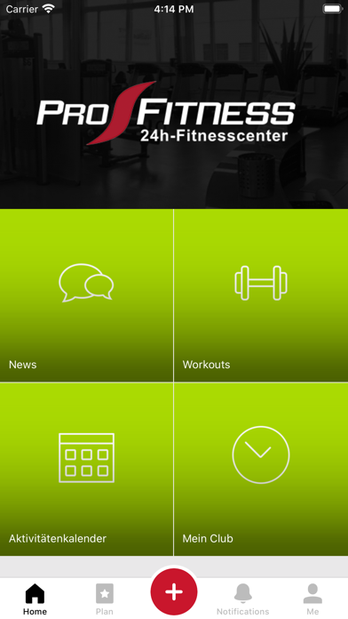Pro-Fitness Trainingsapp Screenshot
