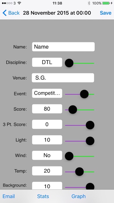 Screenshot #3 pour Clay Shooting Diary Pro