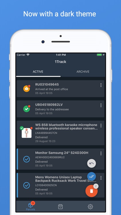 Track your packages - 1Track