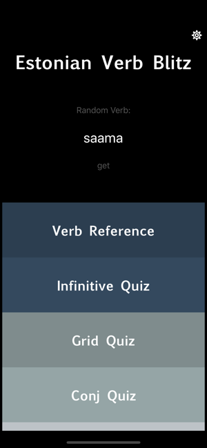 Estonian Verb Blitz