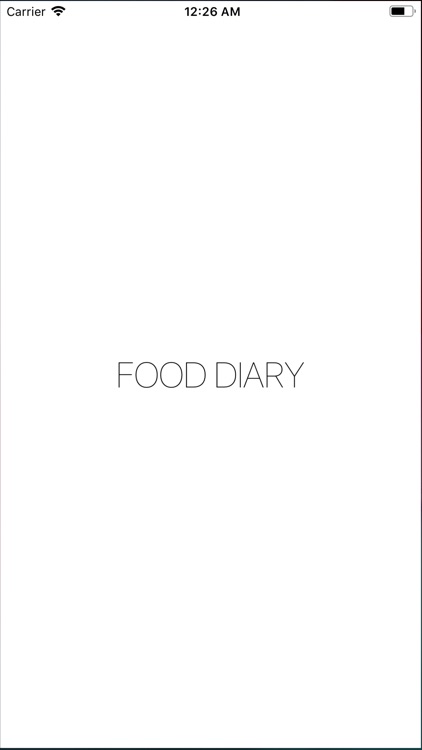 Food Diary - Photo & Story