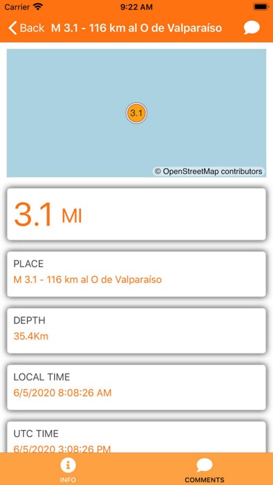Sismologia Screenshot