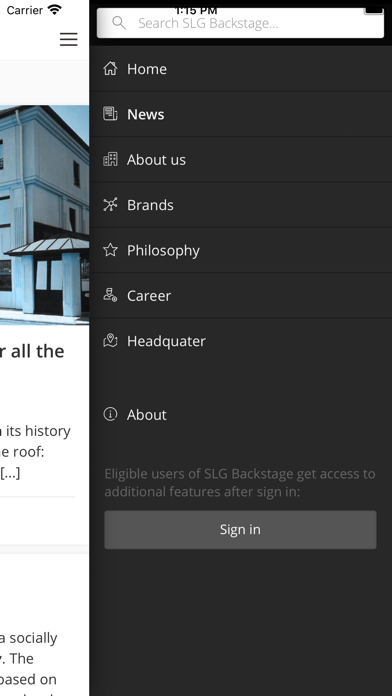 App screenshot