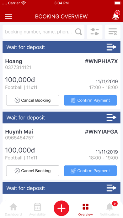 Screenshot #3 pour WeSport Manager