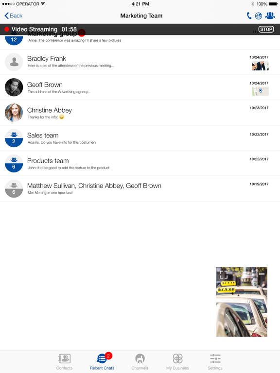 Team on the Run iPad screenshot 4 - Business app