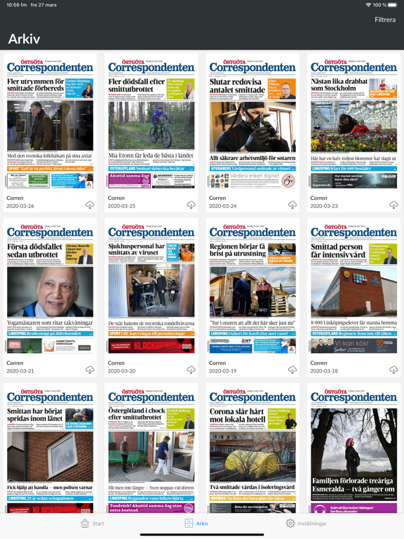 Screenshot #5 pour E-tidning Corren