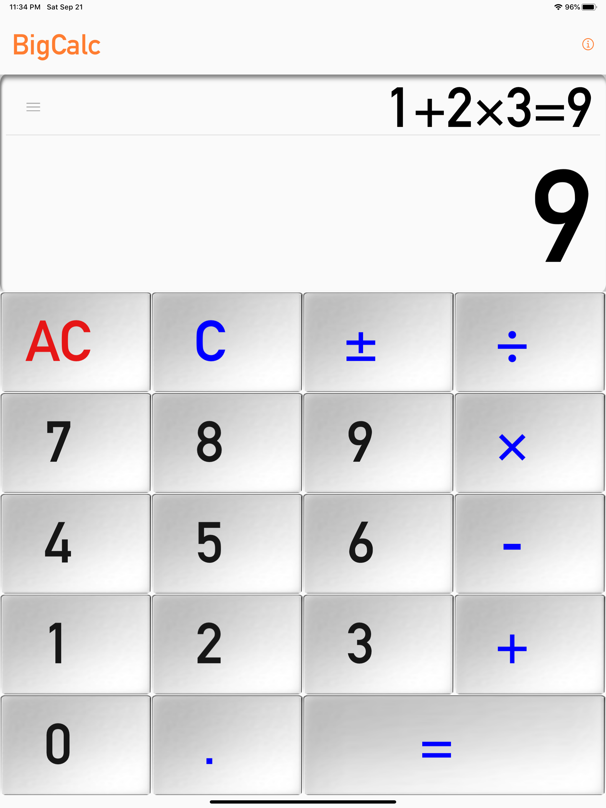 BigCalc screenshot 3