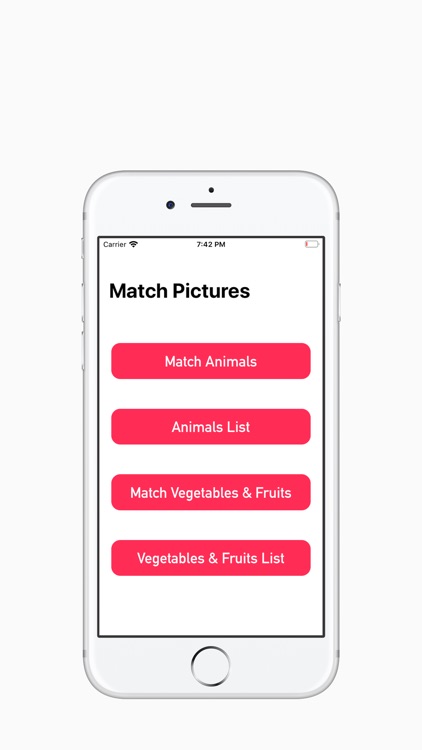 Match The Animals & Fruits