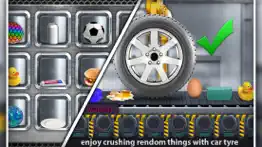 crushing things with car tyre iphone screenshot 2