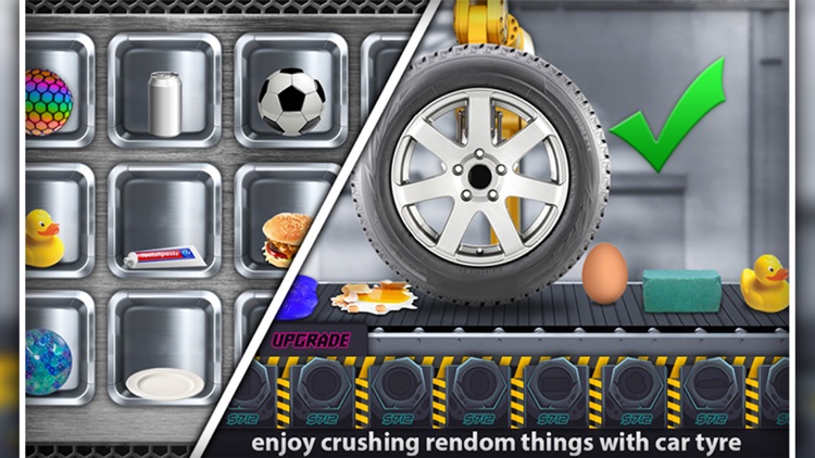 Crushing Things With Car Tyre