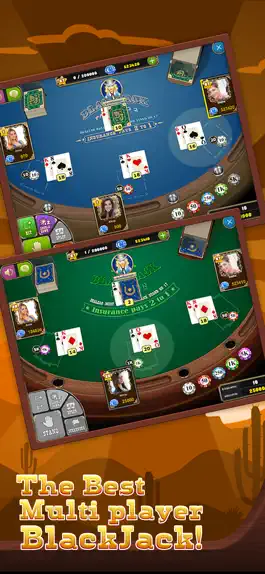 Game screenshot BlackJack Saloon Casino Cards apk