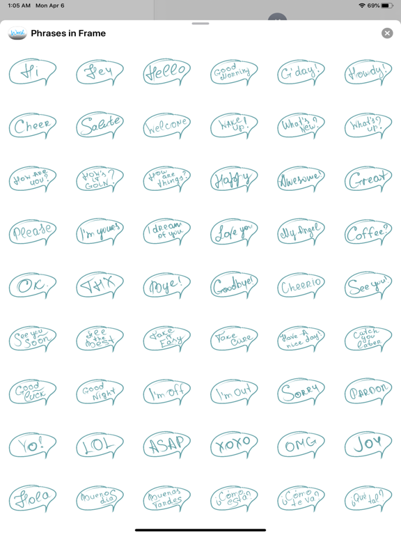 Screenshot #5 pour Phrases in frame