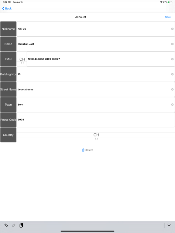Screenshot #5 pour Swiss QR-bill