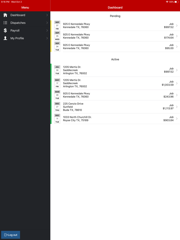 QR Work iPad screenshot 2 - Business app