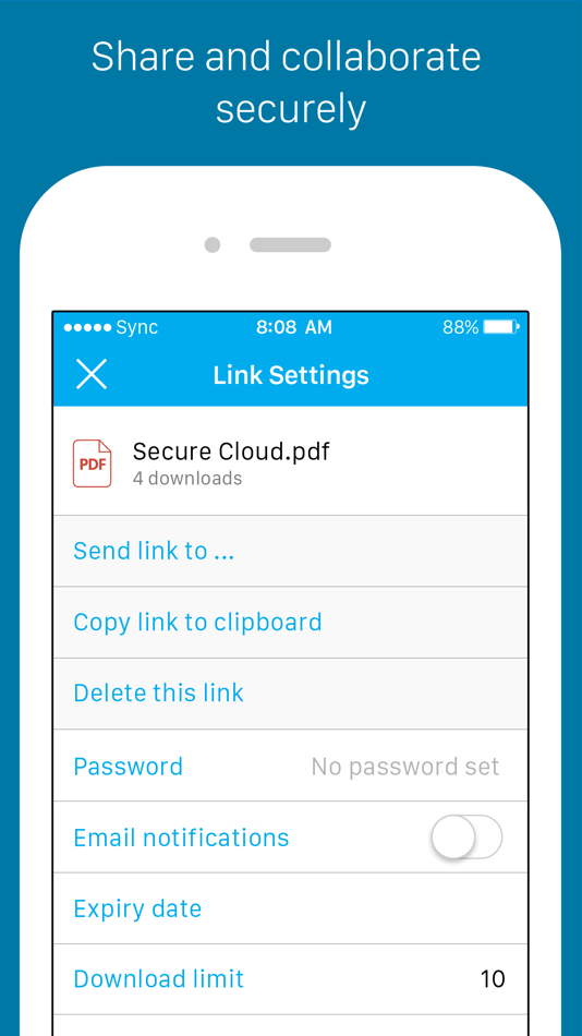 #2. Sync - Secure cloud storage (iOS) 由: Sync.com Inc.