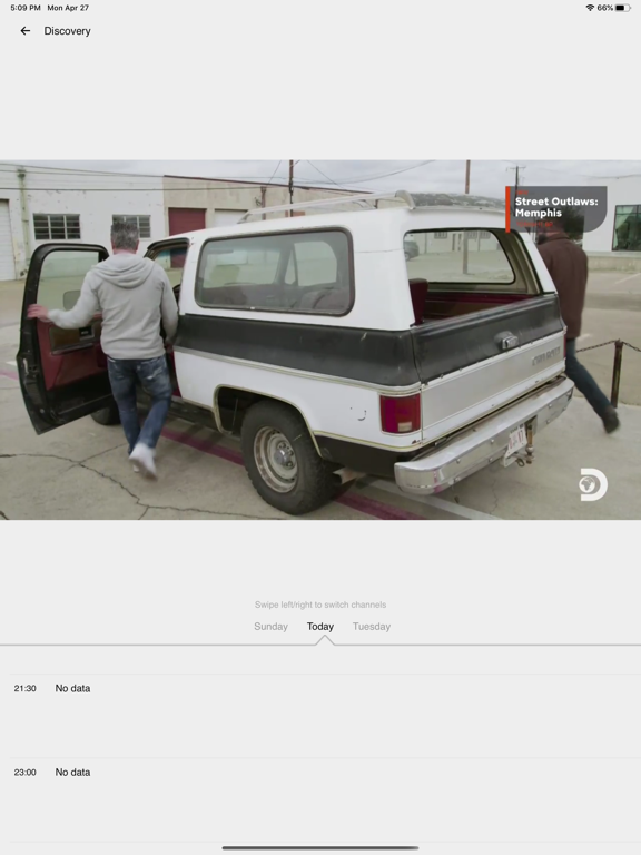 Scout.TV iPad screenshot 4 - Entertainment app
