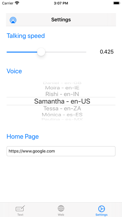 Speaking Bot - Text to speech Screenshot