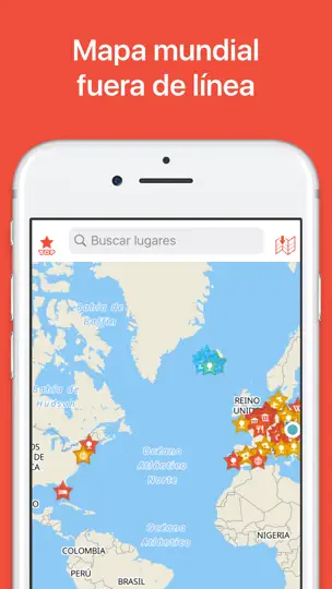 Captura de pantalla de CityMaps2Go Mapas Offline en iPhone 1
