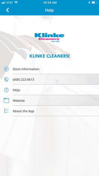 Klinke Cleaners Screenshot