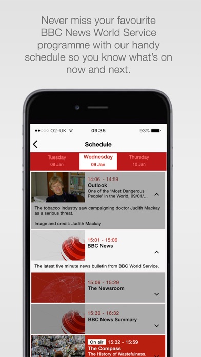 BBC World Service Screenshot