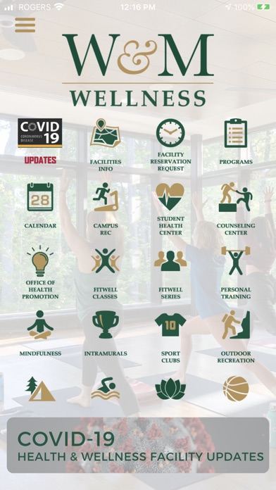 Screenshot #1 pour William & Mary Wellness