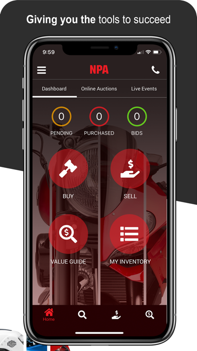 NPA Dealer Marketplace Screenshot