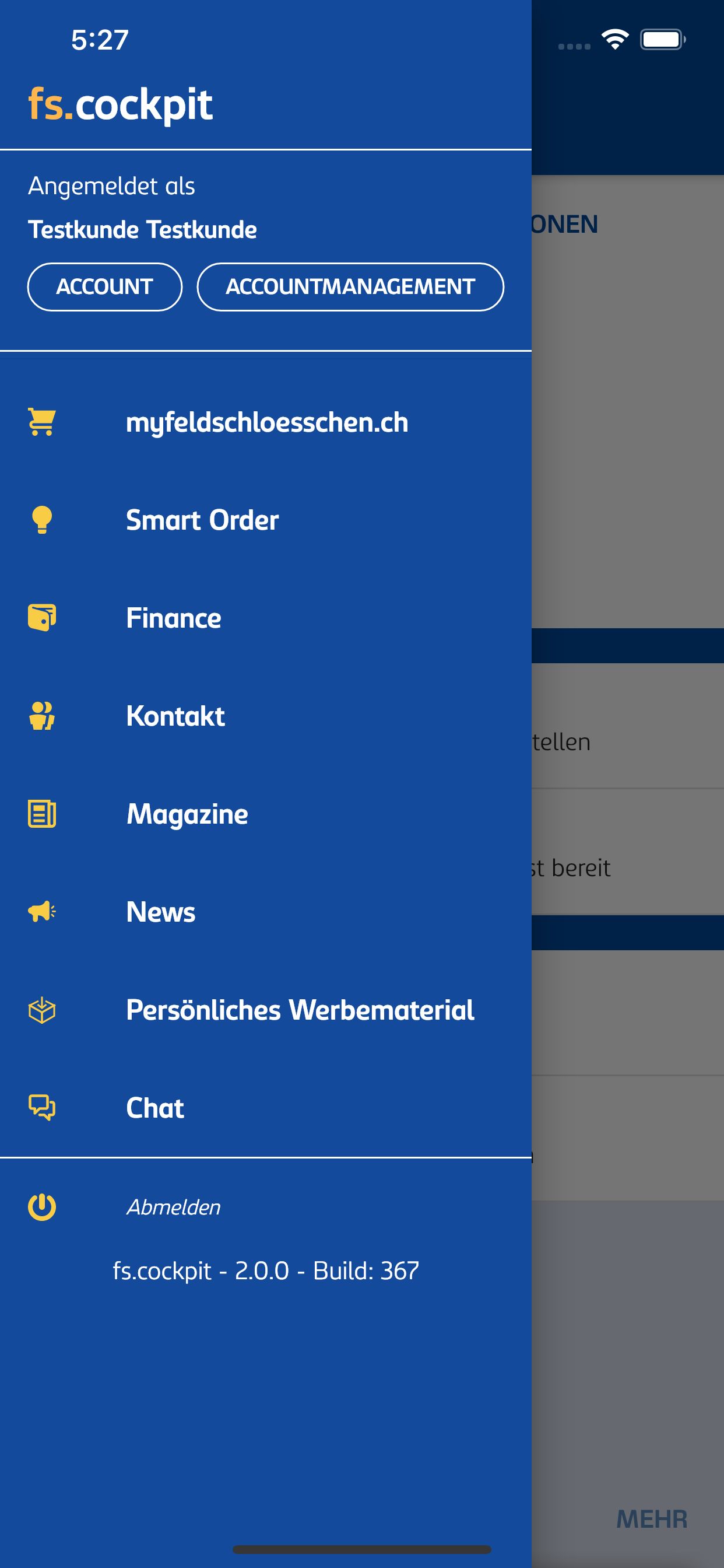 Feldschlösschen Cockpit screenshot 3