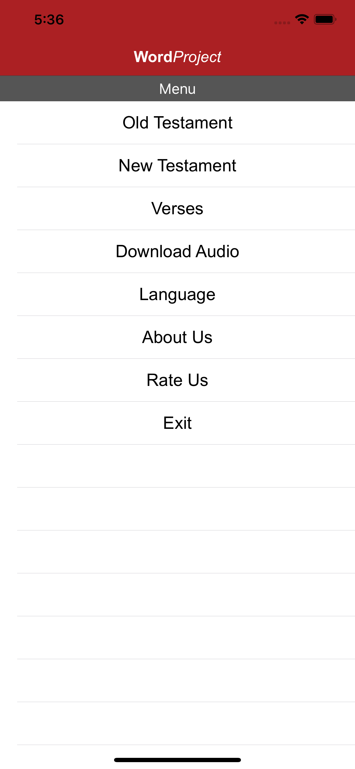 WORDPROJECT AUDIO BIBLE