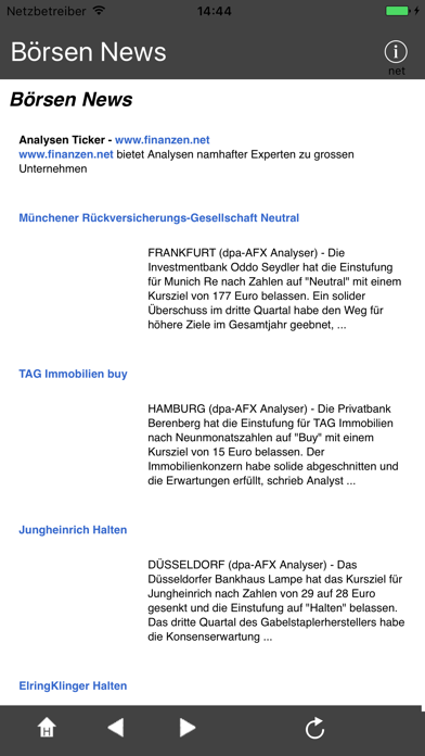 Screenshot #3 pour Börsen News