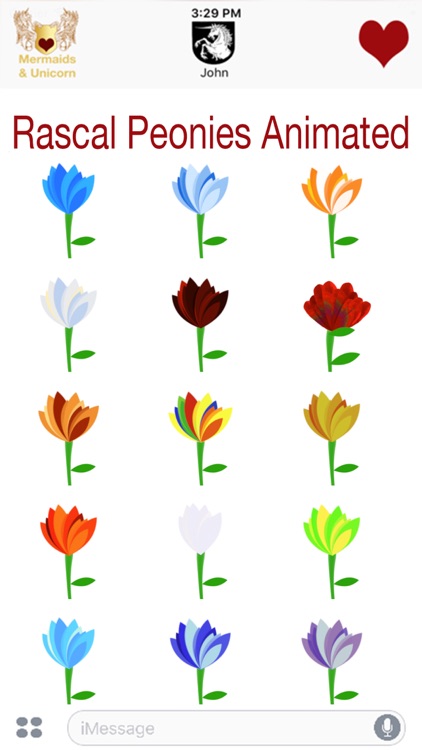 Rascal Peonies Animated