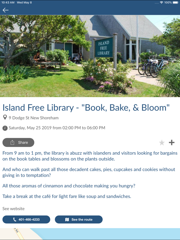 The Block Island App iPad screenshot 5 - Travel app