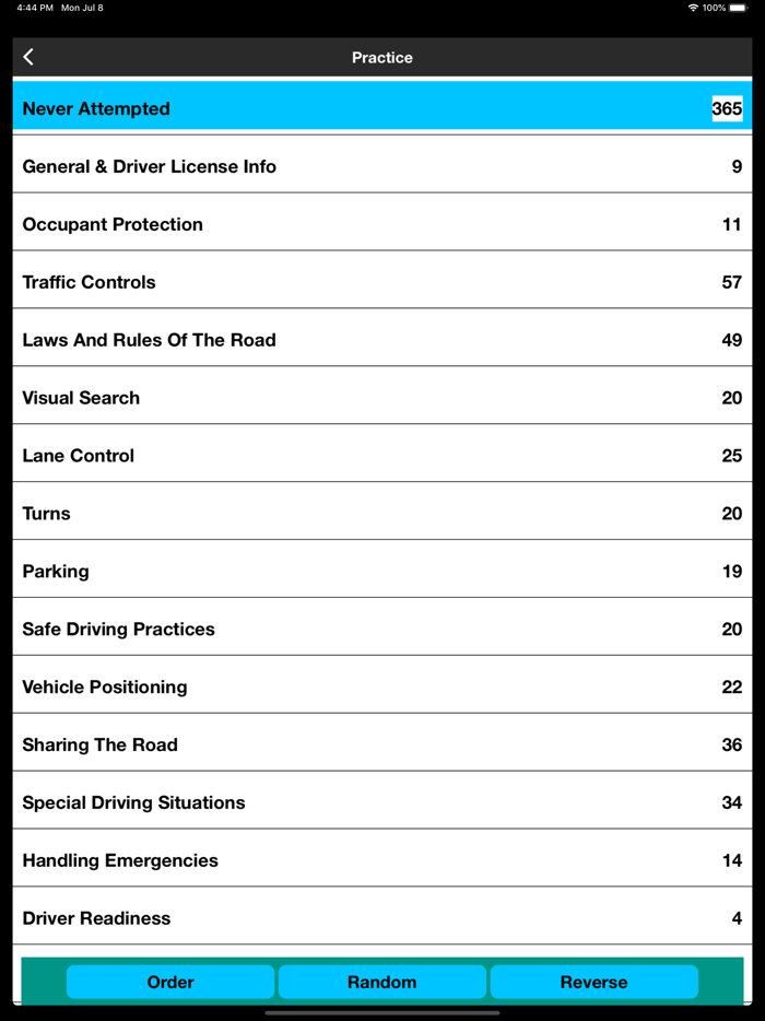 CA DMV Permit Test Now