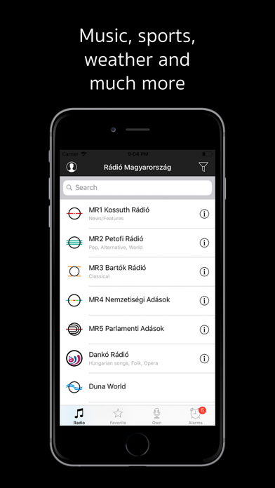 Rádió Magyarország screenshot