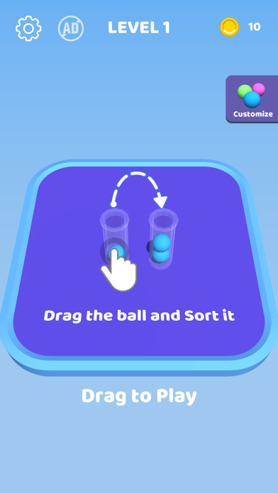 Screenshot #1 pour Color Stack 3D