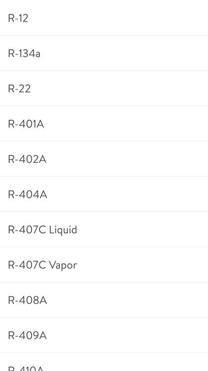 Refrigerant Pressure Temperature Chart App