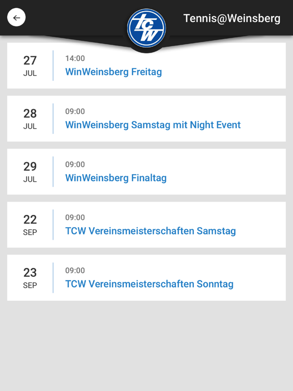Screenshot #6 pour Tennis@Weinsberg