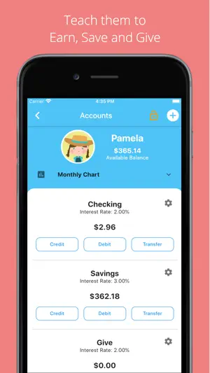KidsHomeBank Plus screenshot 2