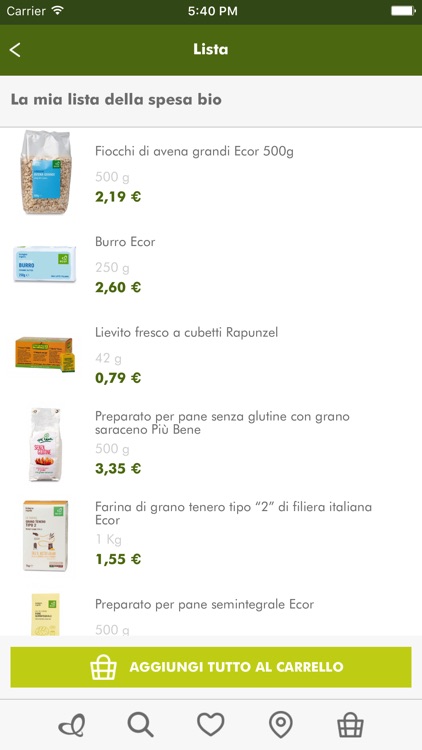 Lista della Spesa - NaturaSì