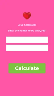 love calculator: my match test iphone screenshot 1