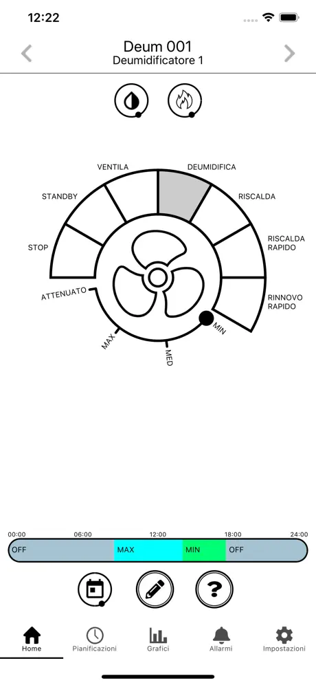 RadiaxWeb Regolazione