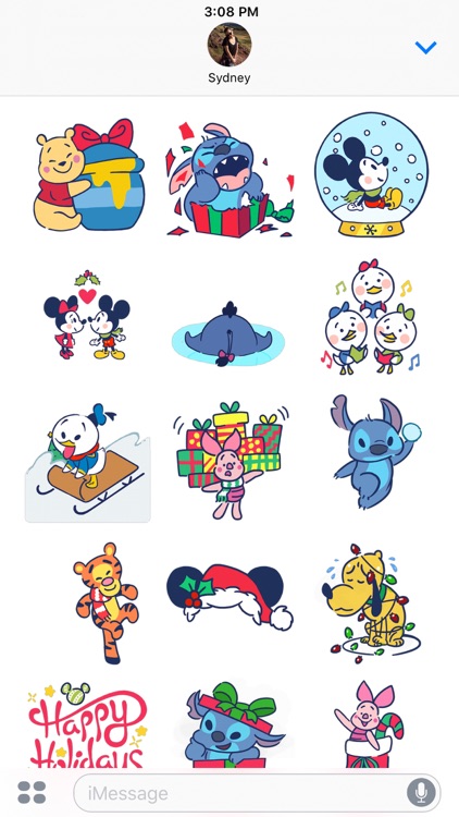 Disney Stickers: Holiday Cheer screenshot-3