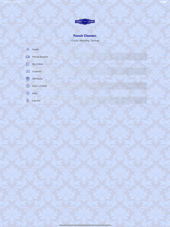 French Cleaners iPad screenshot 2 - Lifestyle app