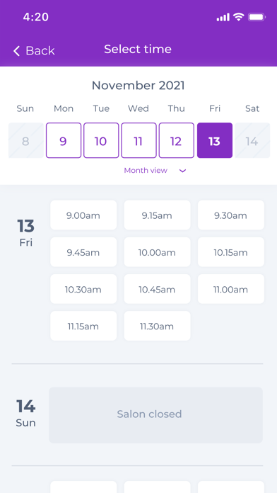 App screenshot