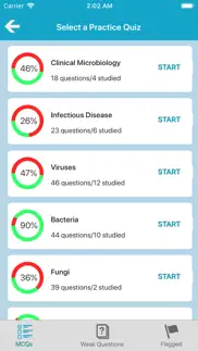 medical microbiology quiz iphone screenshot 2