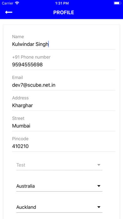 App screenshot