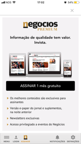 Negócios screenshot