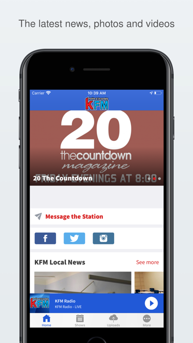 KFM Radio Network Screenshot