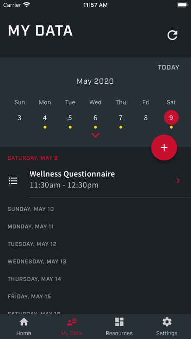 NBA MyHealth screenshot 2