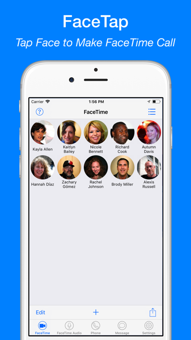 Screenshot #1 pour FaceTap for FaceTime Call